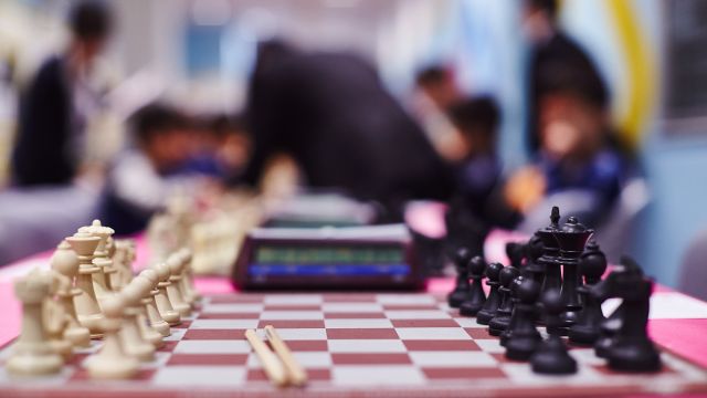 Torneo de ajedrez en una imagen de archivo
