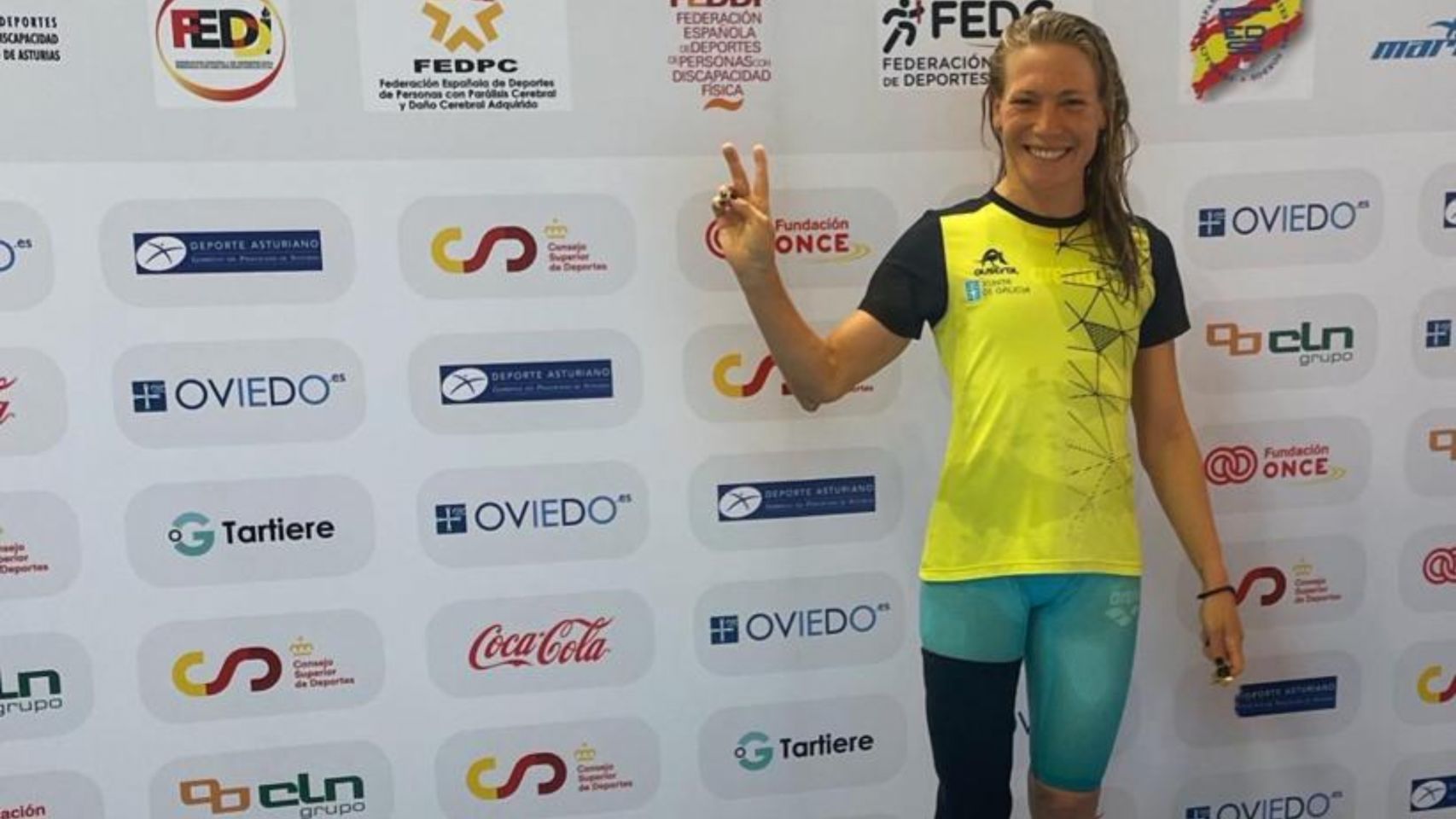 Almudena Quereda en el Campeonato de España.