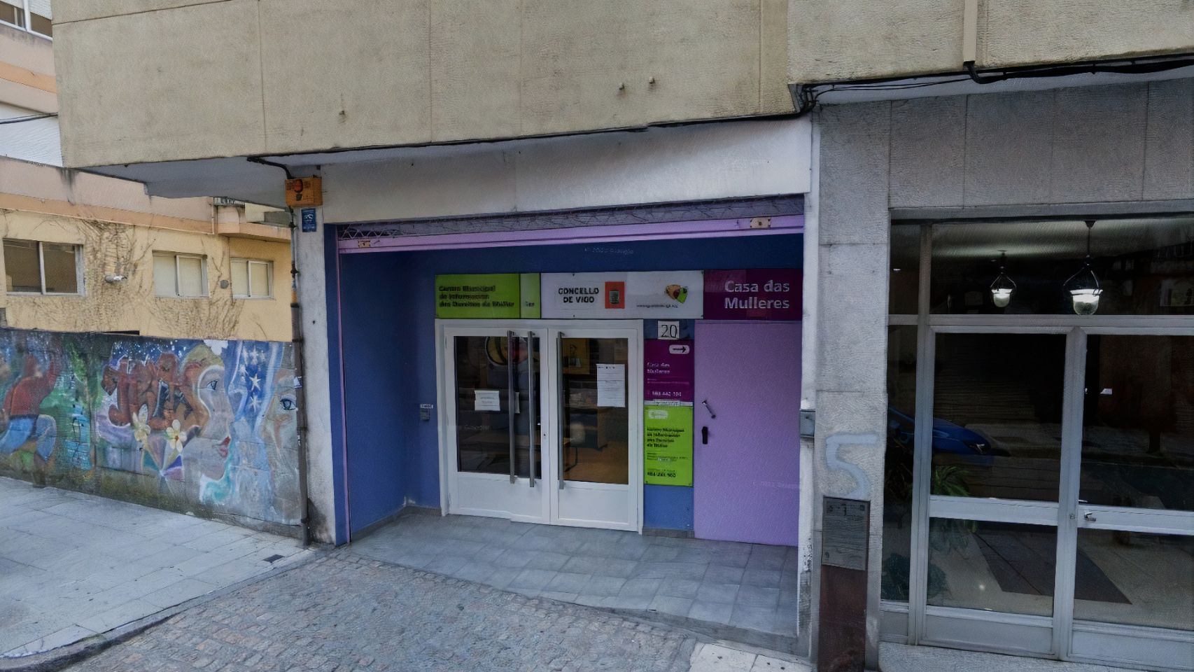 Centro de Información a la Mujer de Vigo, en la calle Romil.