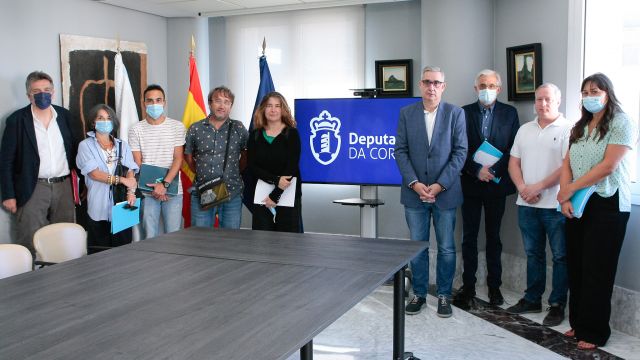 Presentación de la iniciativa en la Diputación de A Coruña.