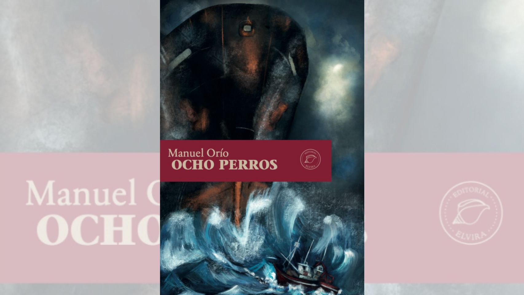 Portada de 'Ocho perros', la nueva novela de Manuel Orío.