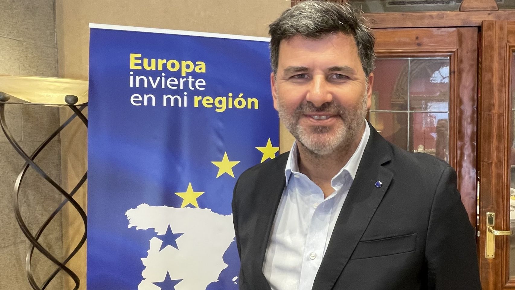 El eurodiputado socialista Nicolás González Casares en Vigo.