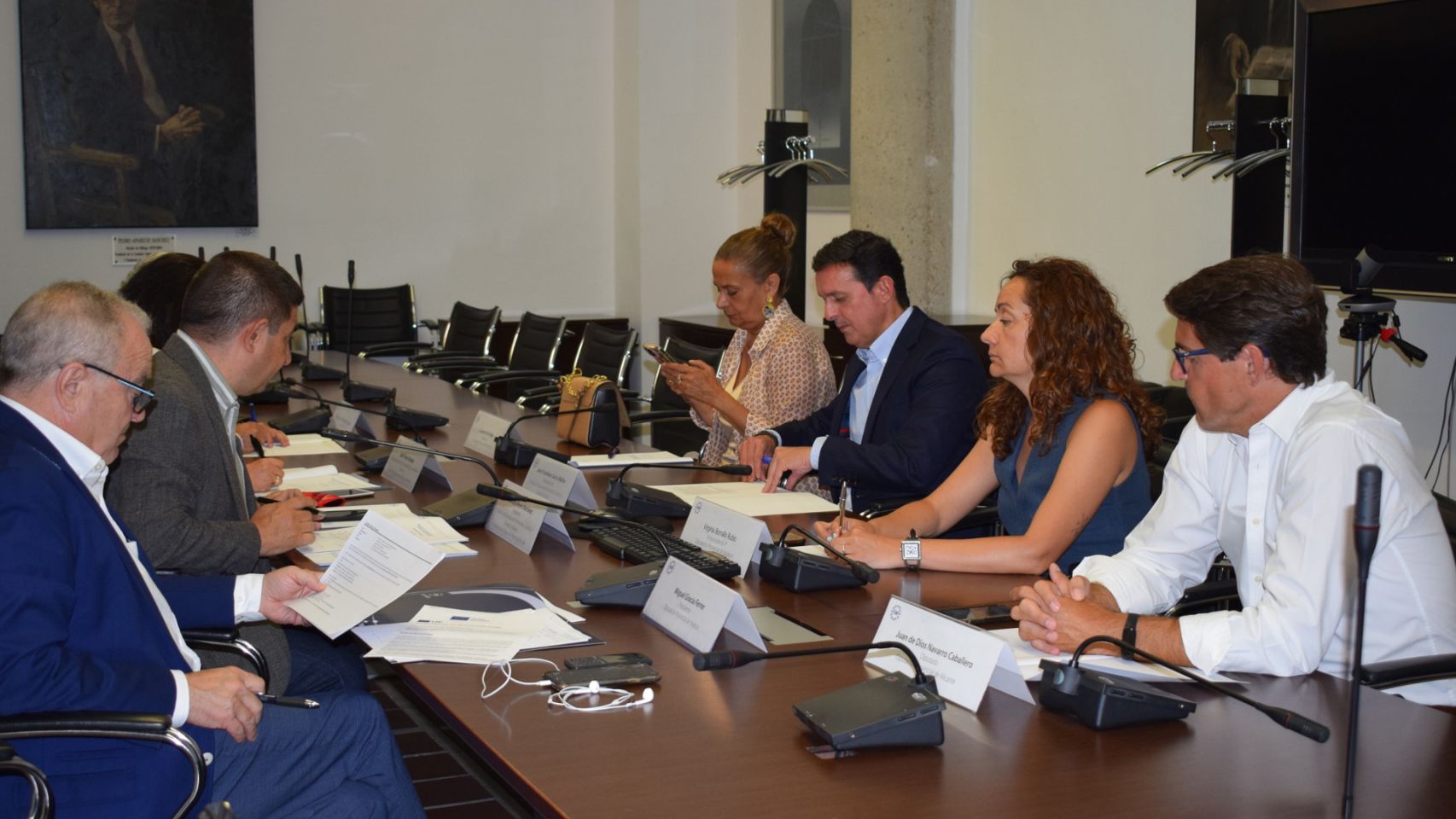 Reunión de la Comisión de la FEMP en Madrid.