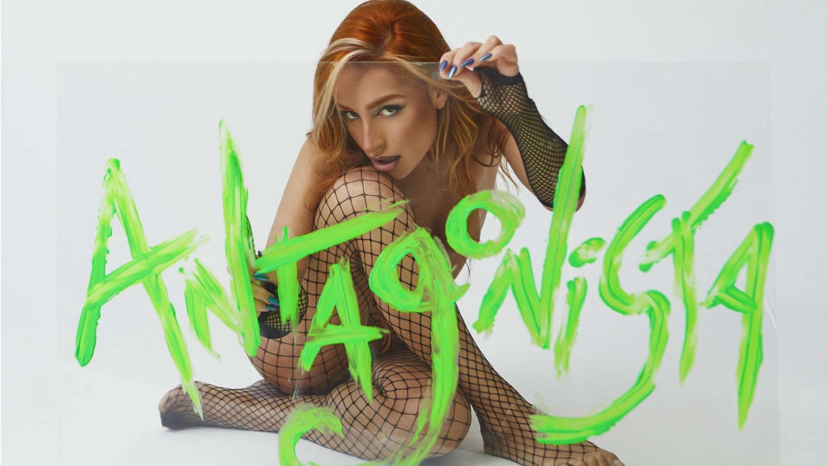Belén Aguilera en la portada de una de sus últimas canciones, 'Antagonista' 