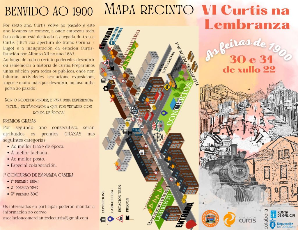 Curtis (A Coruña) viaja a 1900 el 30 y 31 de julio con la sexta edición
