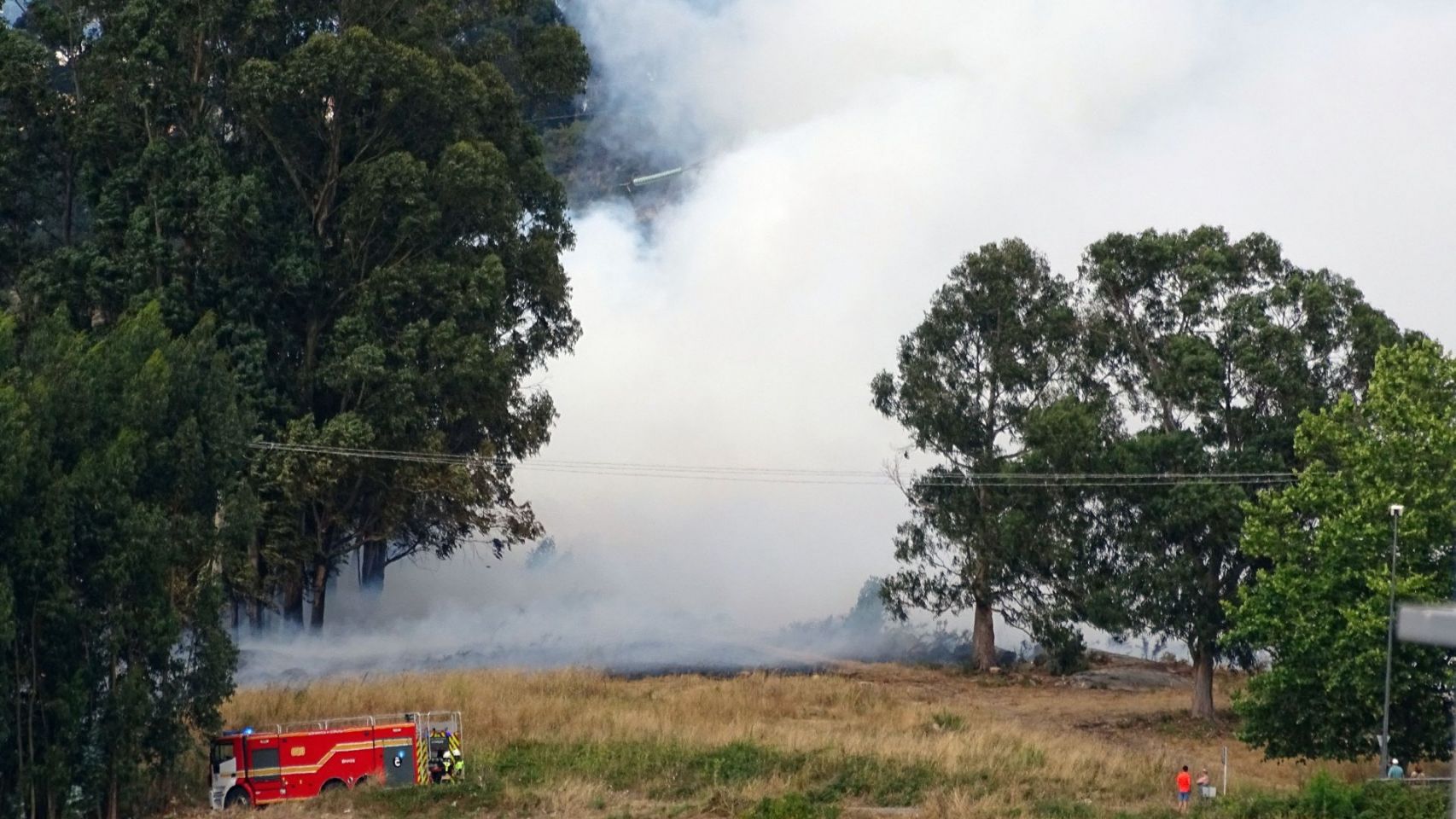 Imagen de un incendio ocurrido en Novo Mesoiro