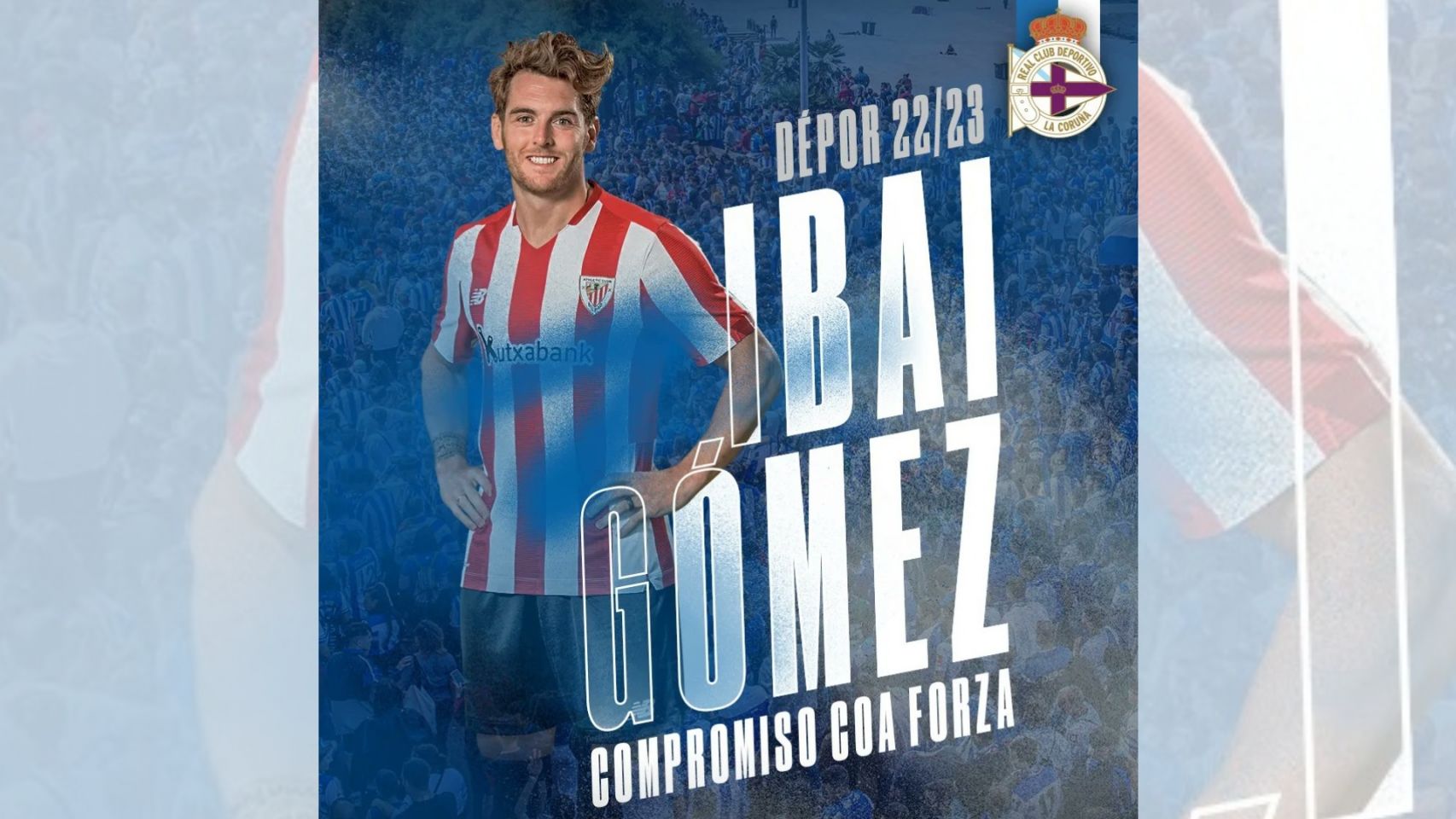 Ibai Gómez es nuevo jugador del Deportivo.