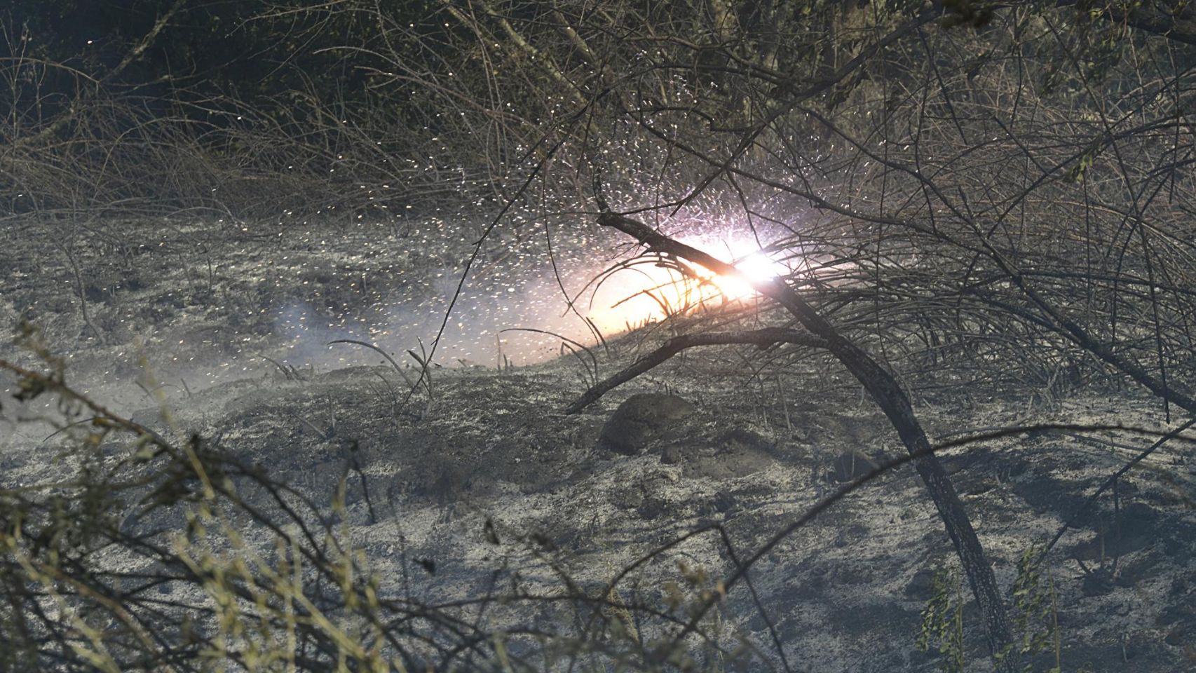 Vista de un incendio en Tarascón (Ourense), a 21 de julio de 2022.