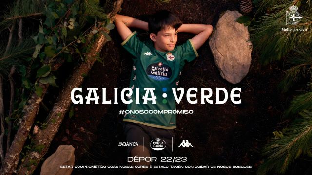 El Dépor busca voluntarios para plantar 898 árboles por las camisetas  Galicia Verde vendidas