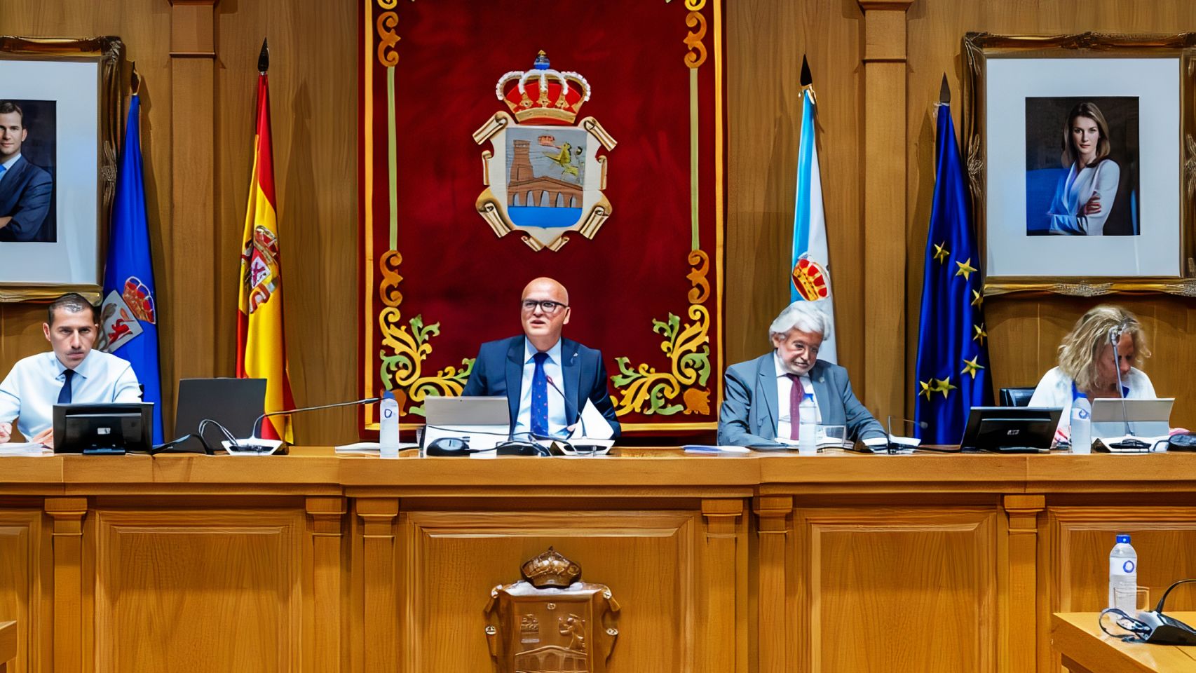 Sesión ordinaria del pleno de la Diputacion de Ourense.