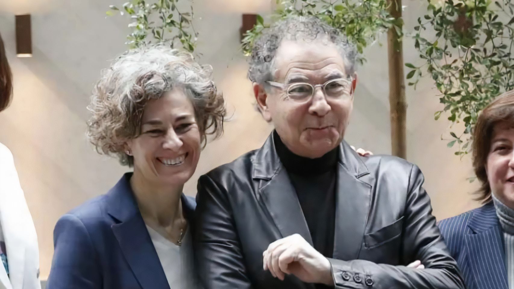 Cristina Mariño y Roberto Verino en una foto de archivo.