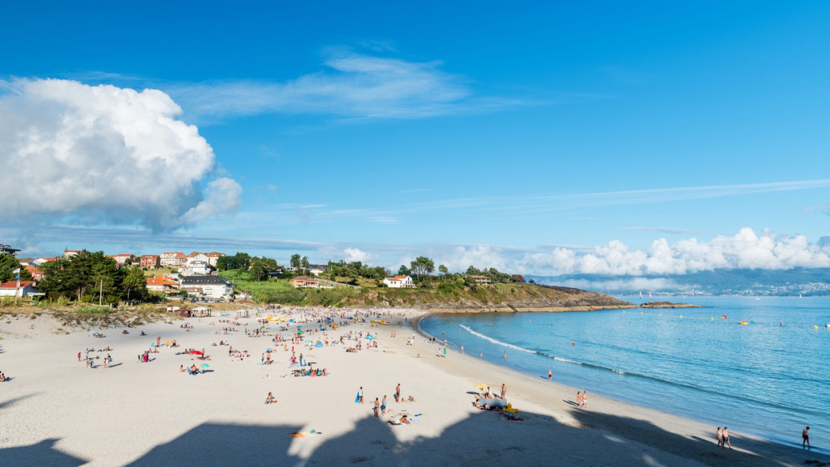 Playa de Canelas, en Sanxenxo (Pontevedra). 