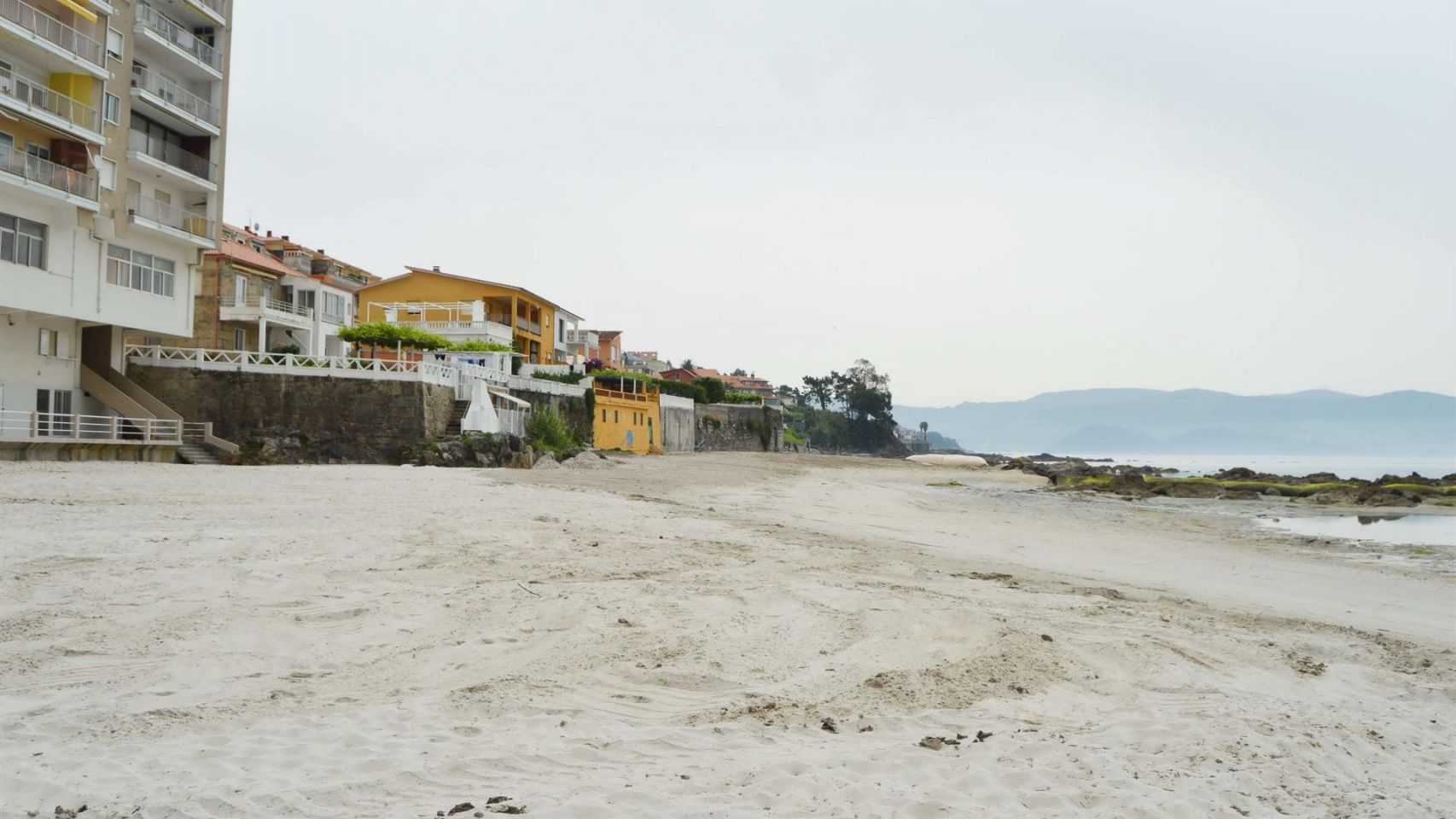 Playa de A Carabuxeira, en Sanxenxo. 