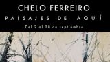 Inauguración de la exposición de pintura `Paisajes de aquí´ de Chelo Ferreiro en A Coruña