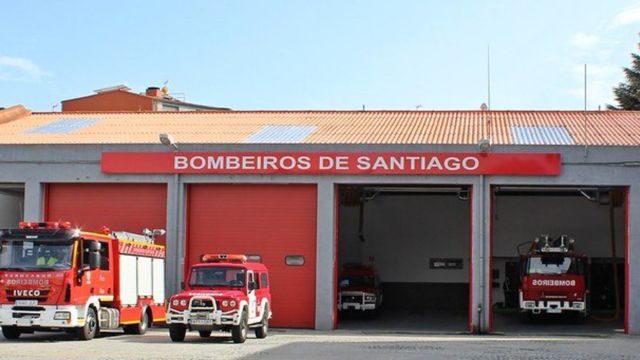 Parque de bomberos de Santiago de Compostela. 