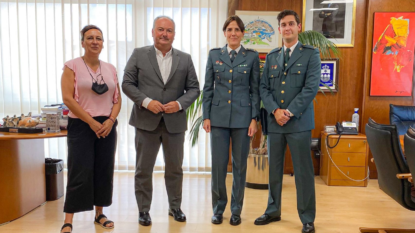 La nueva teniente de la Guardia Civil de Culleredo, Silvia Escobar Pin.