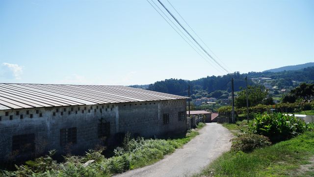Una de las naves registradas en Barro, Pontevedra.