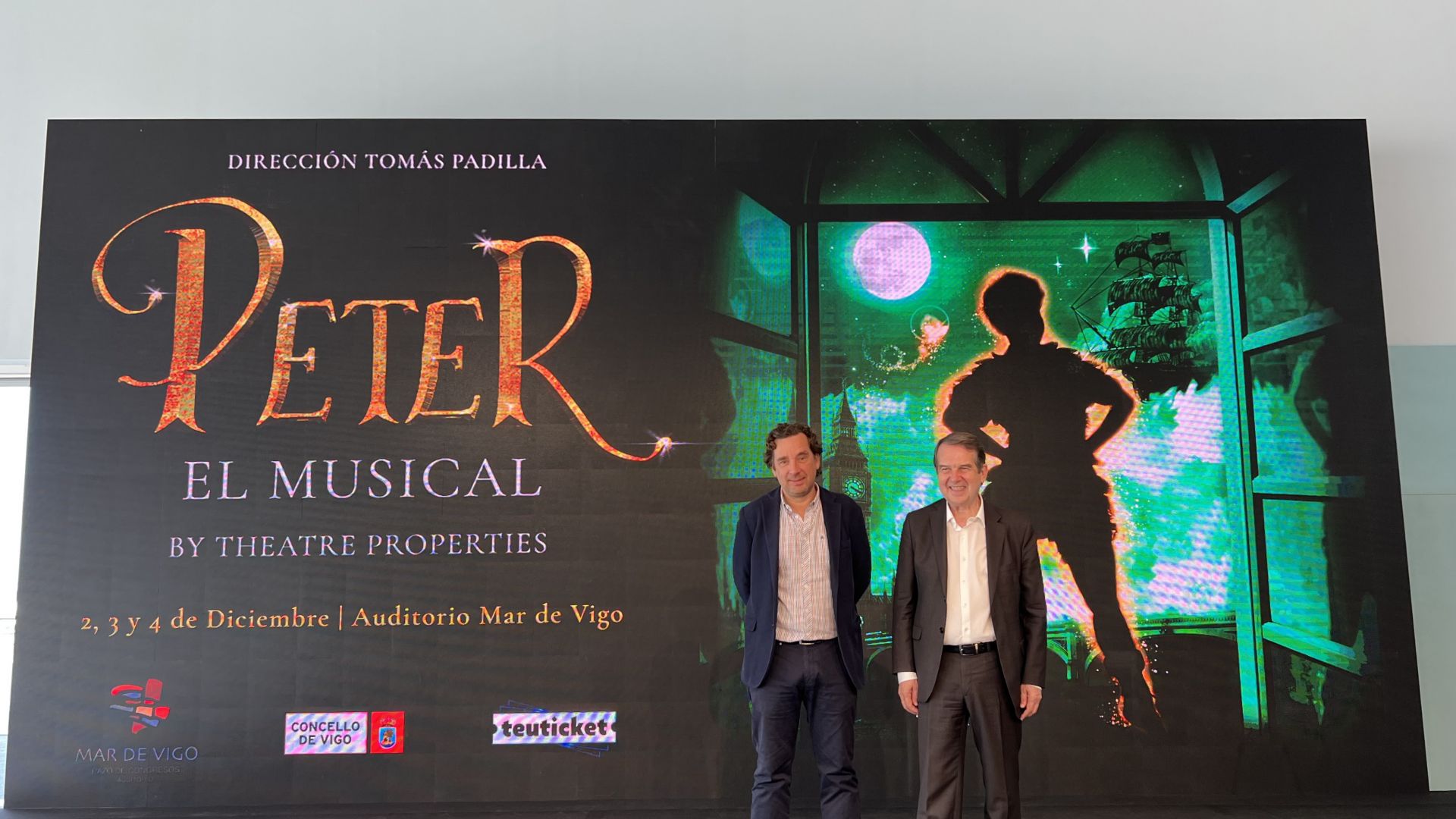 grupo Actor fregar Vigo acogerá las únicas funciones de 'Peter Pan, el musical' en Galicia  este diciembre