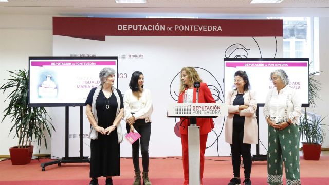 Presentación de la 'Canteira de Igualdade' de la Diputación de Pontevedra. 