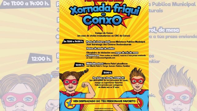 jornada friki en el centro sociocultural de Conxo