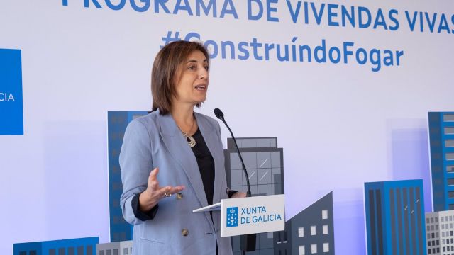 La conselleira de Medio Ambiente, Territorio e Vivenda, Ángeles Vázquez.