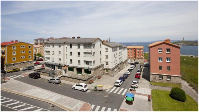 Grupo de viviendas María Pita en Labañou (A Coruña).
