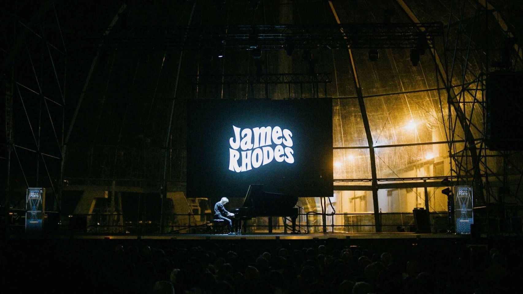 Actuación del pianista James Rhodes en Noites do Porto, en A Coruña.