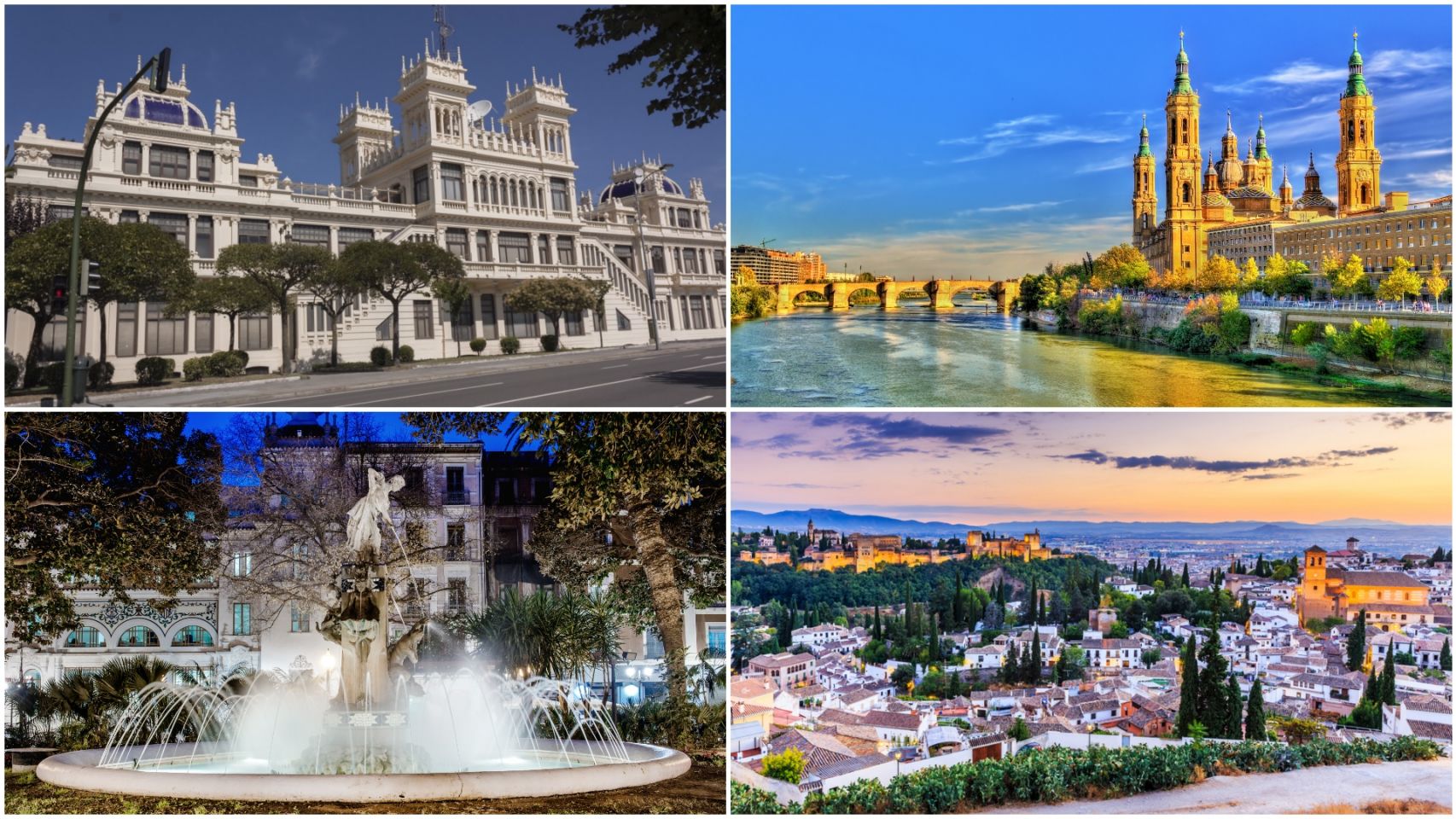 A Coruña, Zaragoza, Alicante y Granada, las cuatro ciudades en liza