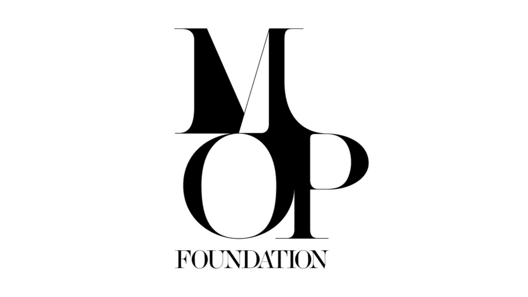 Logo de MOP, la fundación de Marta Ortega