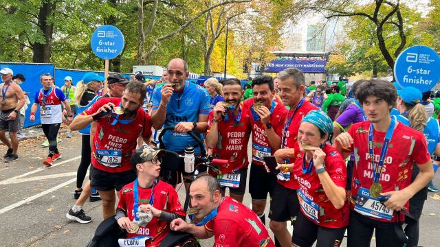 Los Marines Enki en el maratón de Nueva York