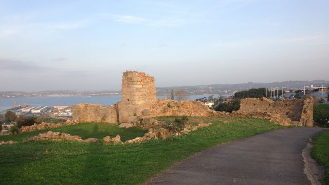 Castillo de Eirís en A Coruña.