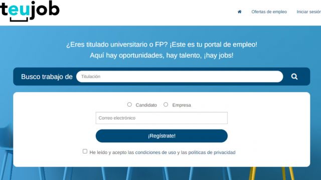 Portal gallego 'Teujob'.