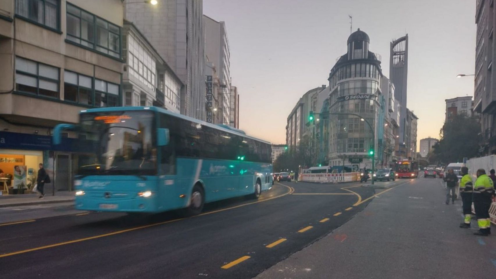 La calle Fernández Latorre de A Coruña