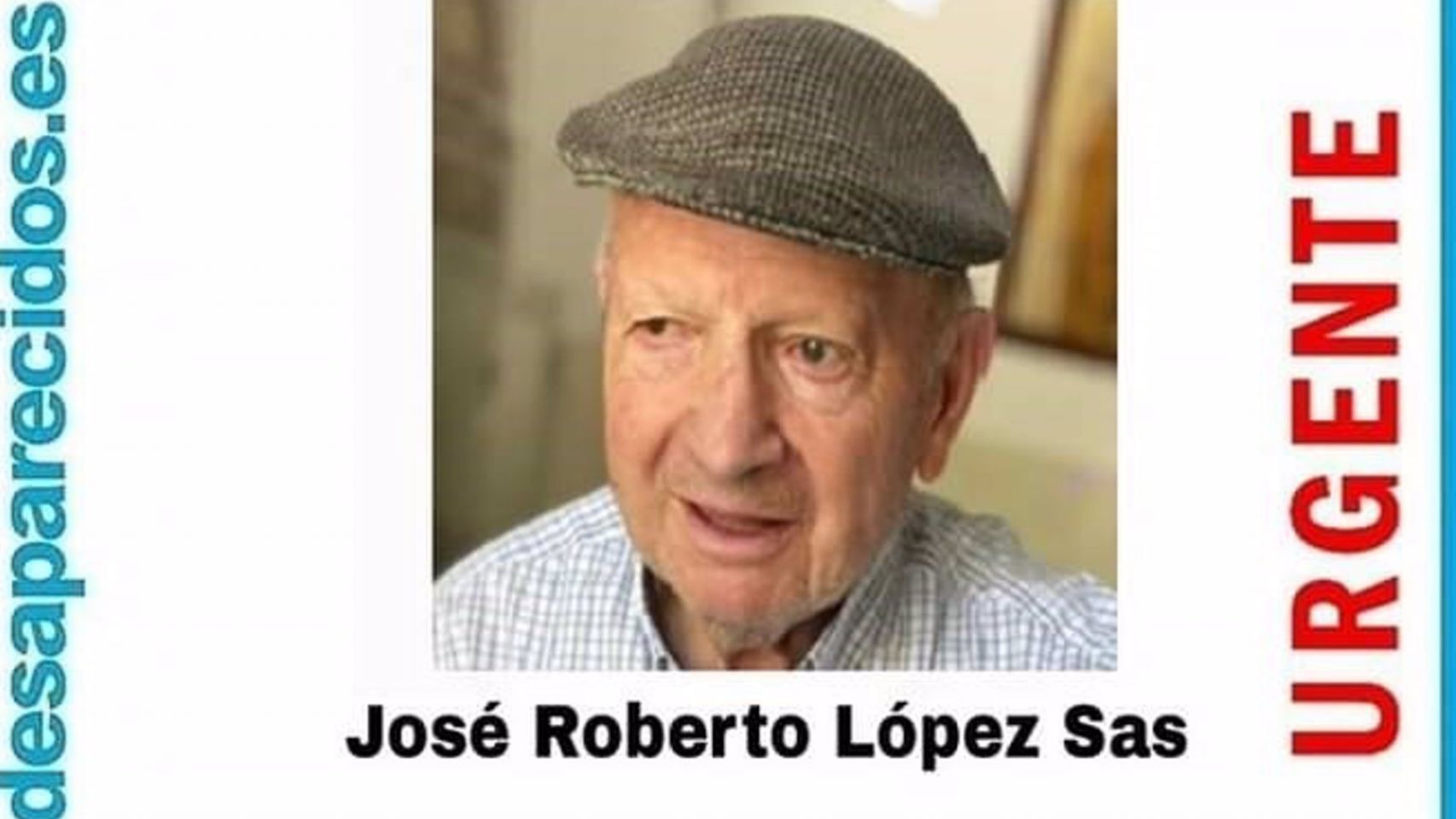  José Roberto López Sas, desaparecido el pasado 1 de diciembre en Ourense.