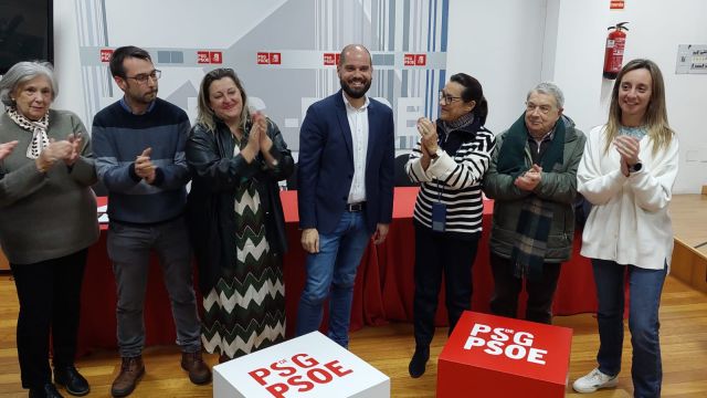 Proclamación de Iván Puentes como candidato del PSdeG a la alcaldía de Pontevedra. 