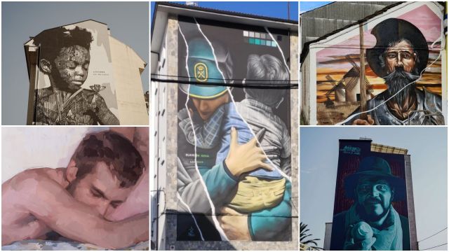 Los murales realizados en Galicia que optan a convertirse en el mejor del mundo.