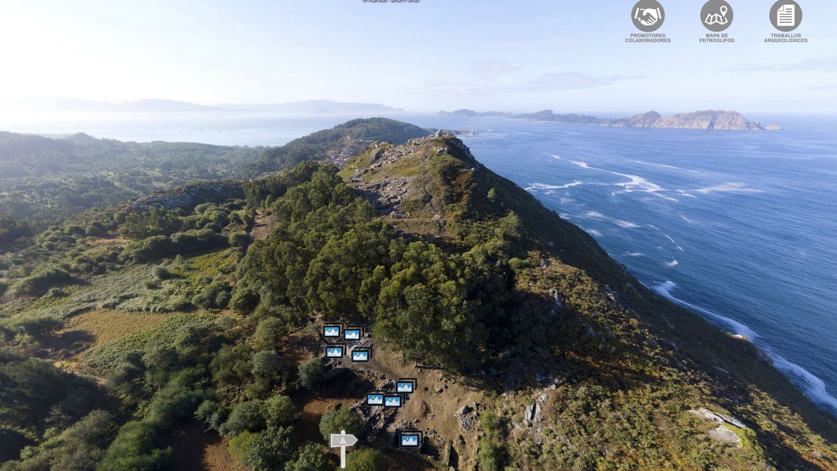 Monte do Facho en Realidad Virtual 360º. 