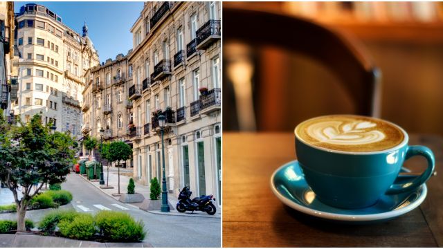 Cuánto cuesta tomarse un café con leche en el centro de Vigo?
