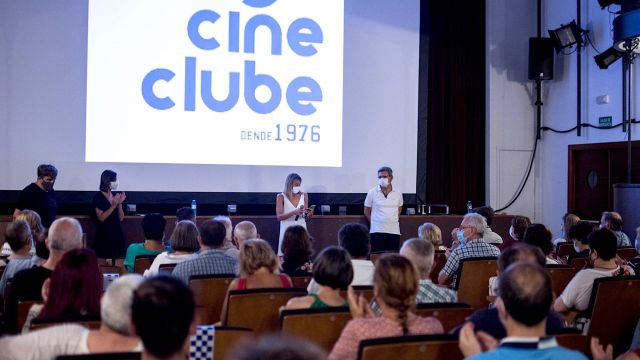 Evento del Cine Clube Ádega, Vilagarcía de Arousa. 