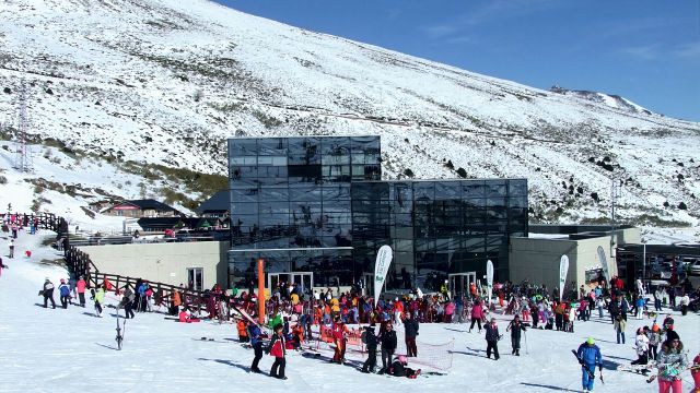Estación de esquí de Alto Campoo, en Cantabria.