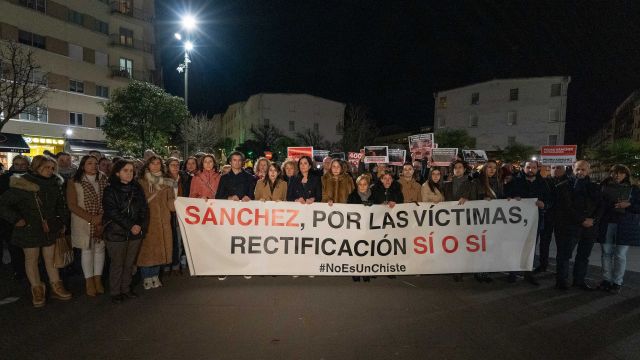 Manifestación del PP en Santiago contra la Ley del sí es sí.