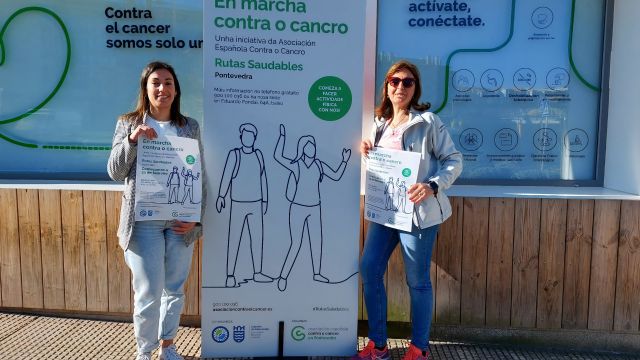 Las "Rutas Saludables 2023" de la AECC llegan a Pontevedra. 