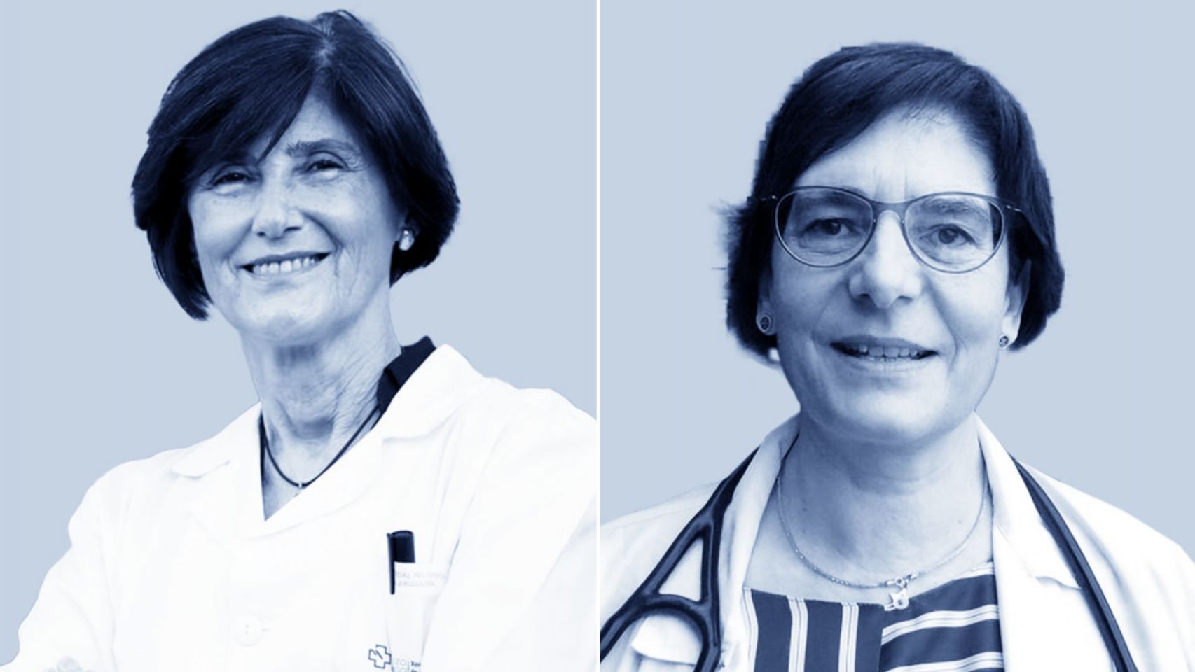 Las doctoras Carmen Vidal Pan y Marina Blanco Aparicio.
