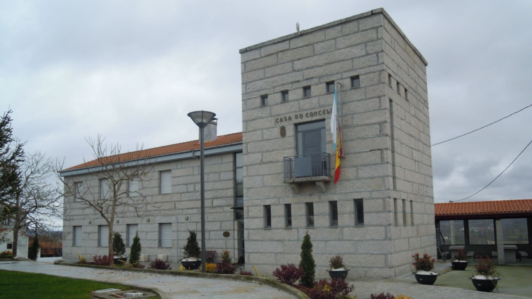 Casa Consistoriald e Calvos de Randín (Ourense). 