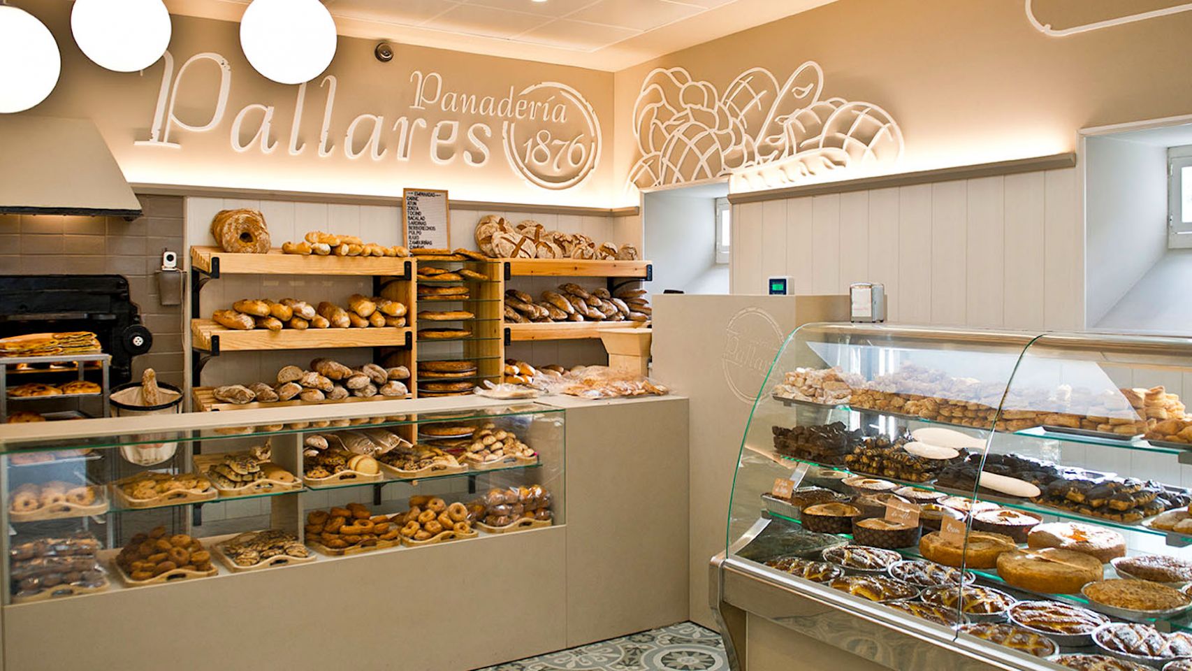 Panadería Pallares en Sarria, Lugo. 