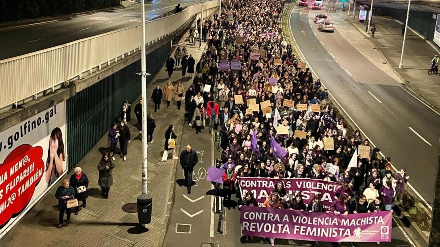 Manifestación del 8-M en A Coruña.