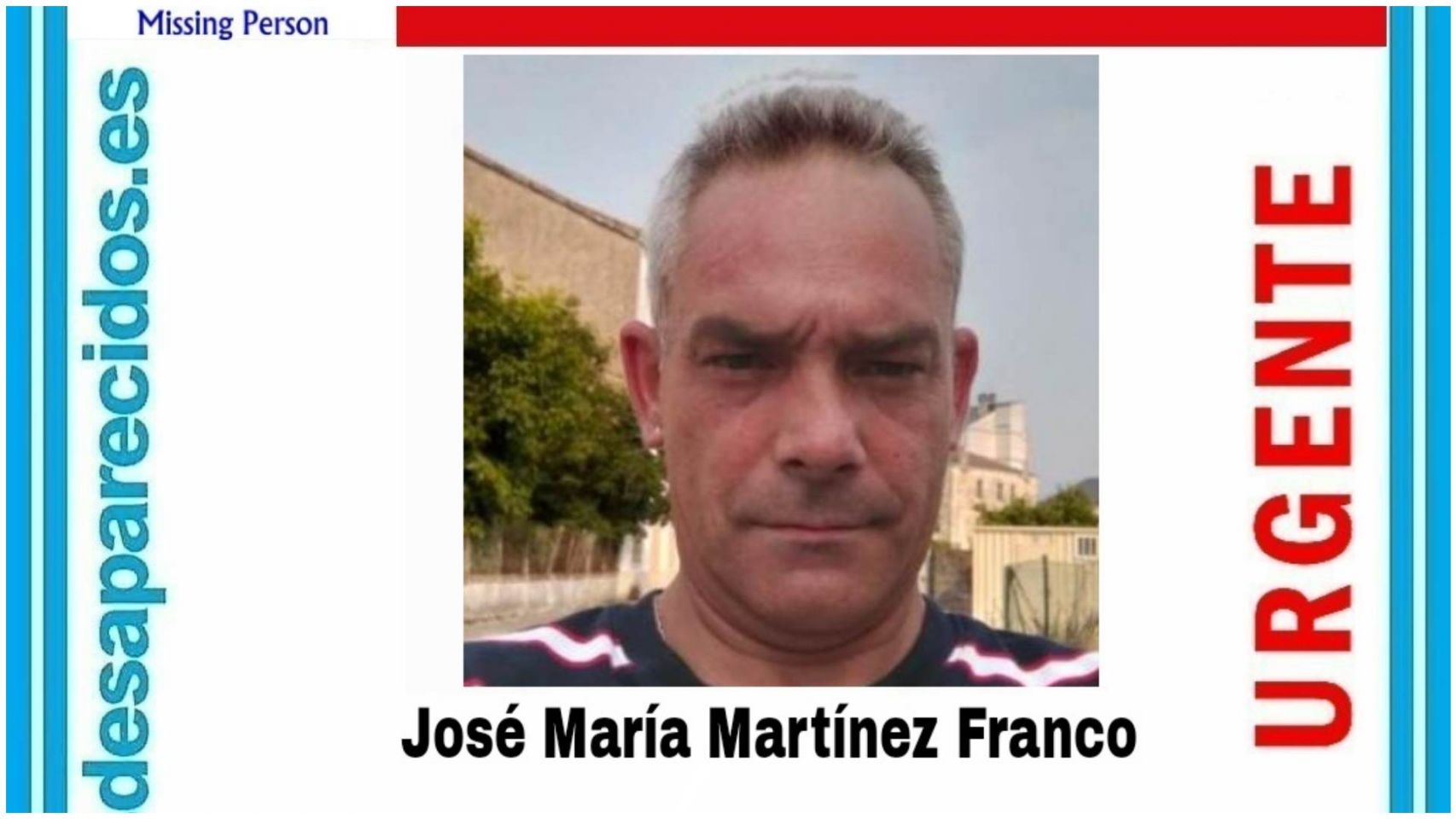José María Martínez Franco desapareció el 10 de marzo
