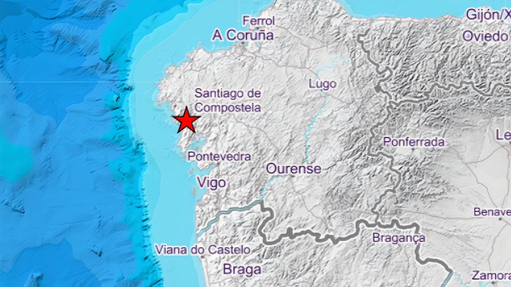 Imagen de archivo de un terremoto registrado en Muros
