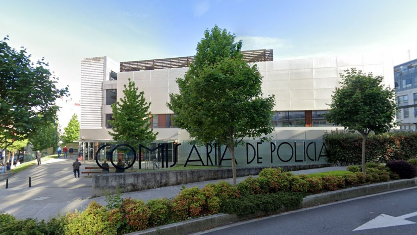 Comisaría de la Policía Nacional de Vigo en la calle Álvaro Cunqueiro.