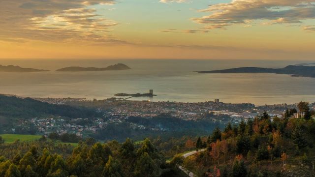 Vista de la ría de Vigo.